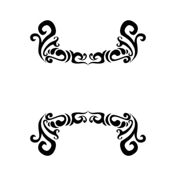 Simple tribal ornament, vintage ornament for book, decoration design vector