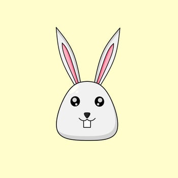 Illustration vector graphic of face bunny rabbit