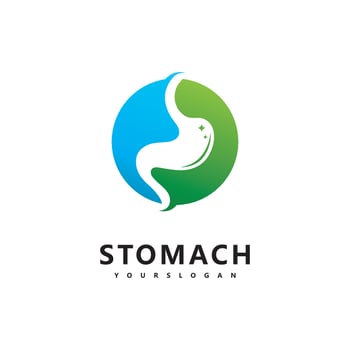 Stomach logo vector design template