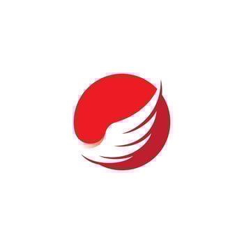 Wing  logo icon vector illustration