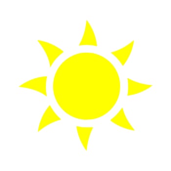 Sun Icon logo vector