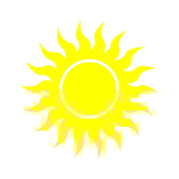 Sun Icon logo vector