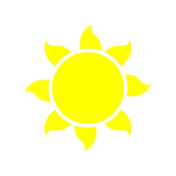 Sun Icon logo vector