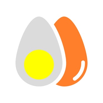 egg illustration vector icon