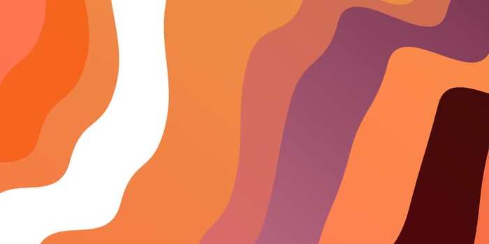 Light Red, Yellow vector template with curved lines.