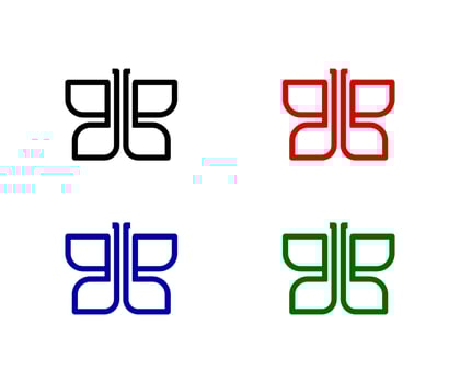 minimalist butterfly, logo design, butterfly logo vector