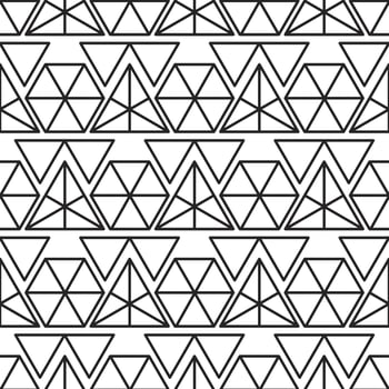 Seamless abstract geometric pattern vector