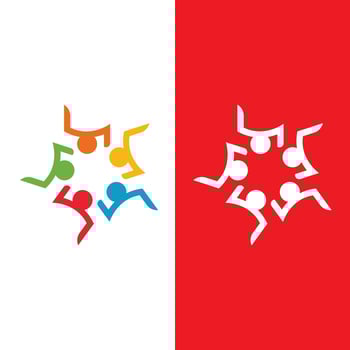 Community, network and social icon vector