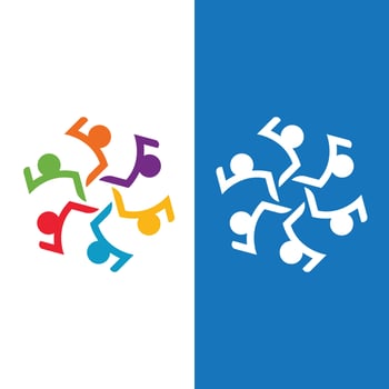 Community, network and social icon vector