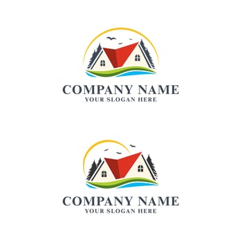 Home and garden logo vector