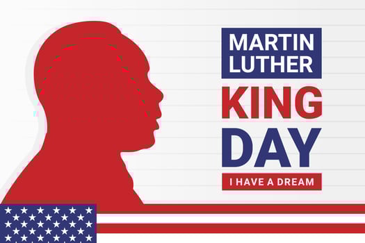 Vector graphic of Martin Luther King Day
