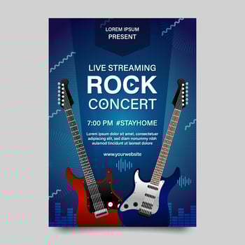 Music Festivity Concert Poster vector