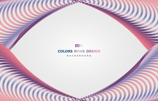 Abstract colorful gradient purple lines template overlapping design. Copy space of text design decorative background. Illustration vector