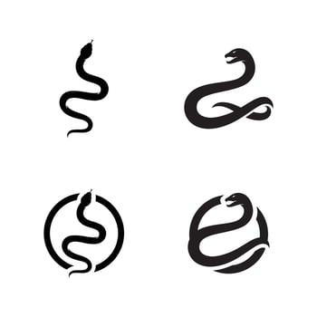 Snake logo icon vector template