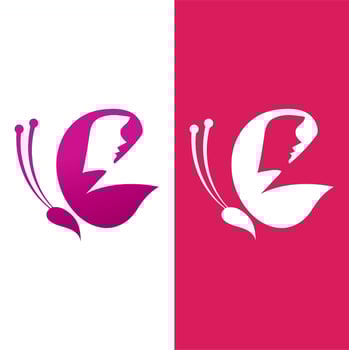 Butterfly logo icon vector design
