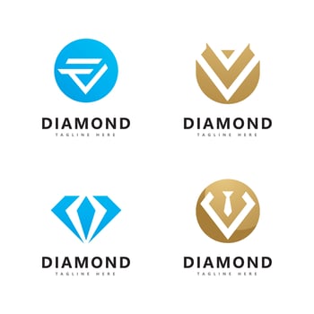 Diamond logo vector design template