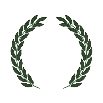 laurel wreath design vector