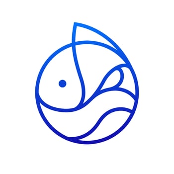 Fish Logo Icon Symbol vector