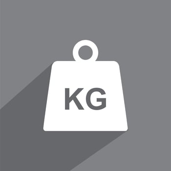 weight delivery icon , package icon vector