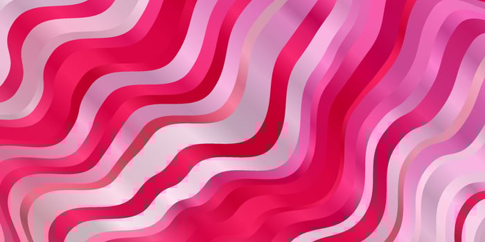 Light Pink, Yellow vector texture with curves.