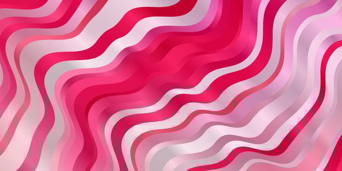 Light Pink, Yellow vector texture with curves.
