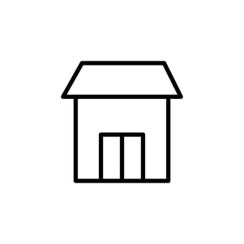House icon with outline style vector