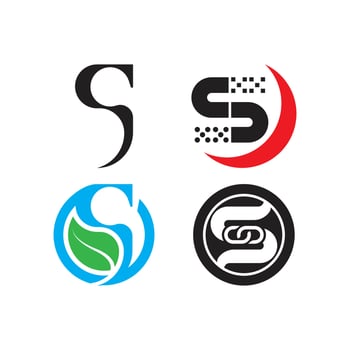 Business corporate S letter logo vector