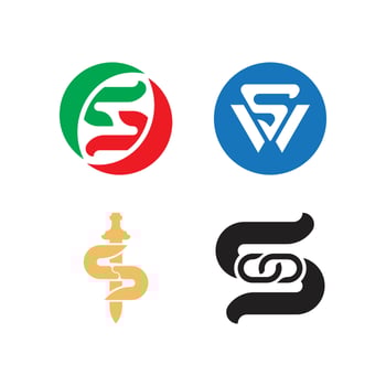 Business corporate S letter logo vector