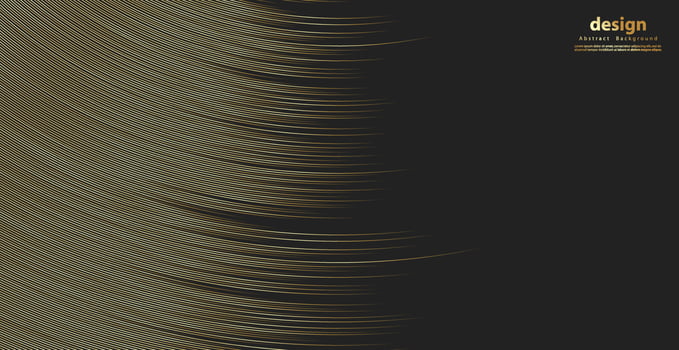 Abstract gold luxurious wave line background - simple texture for your design. Gradient background. Modern decoration for websites, posters, banners, EPS10 vector