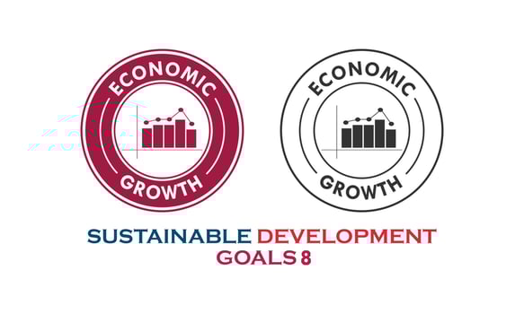 sustainable development goals, economic growth item vector