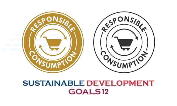 sustainable development goals, responsible consumption item vector