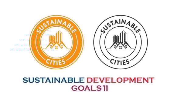 sustainable development goals, ,sustainable cities item vector