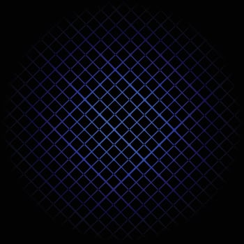 dark blue metal hexagon halftone background vector
