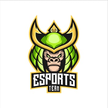 esports team logo design vector