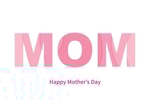Happy Mother's Day Simple Vector