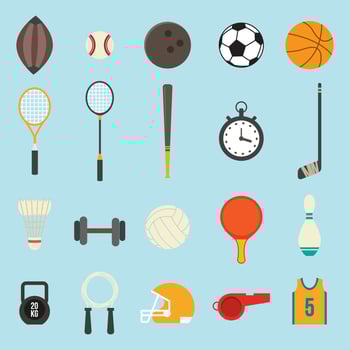 Sport set icon vector illustration