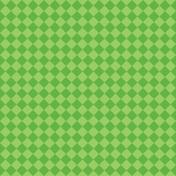 Vector - Abstract seamless pattern of green checkered background. Simple design. Can be use for print, paper, wrapping, fabric, pillow, scrapbook.