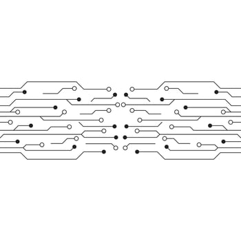 Circuit illustration design vector symbol logo
