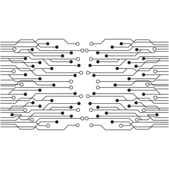 Abstract future digital science technology vector
