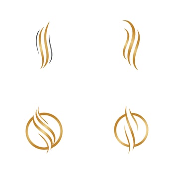 Set of hair icon vector illustration design logo