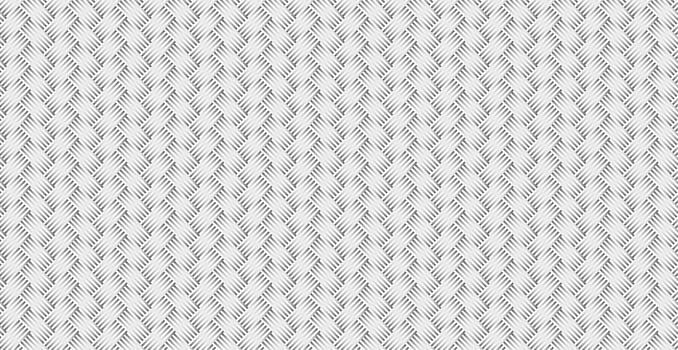Panoramic gray wicker background, repeating elements - Vector