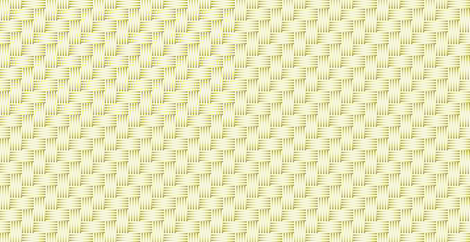 Panoramic yellow - orange wicker background, repeating elements - Vector