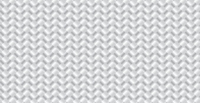 Panoramic Silver Gradient Metal Wicker Background, Repeating Elements - Vector