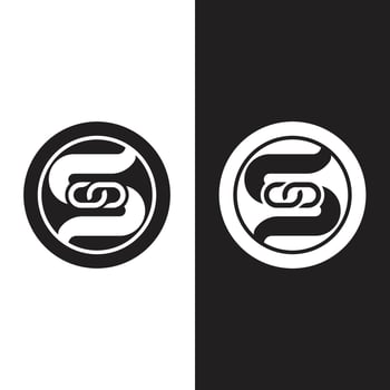 Business corporate S letter logo design vector