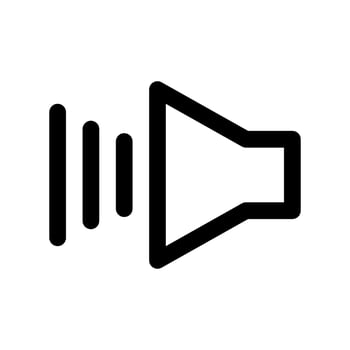 speaker volume flat vector icon. for graphic design, logo, web site, social media, mobile app, Eps 10
