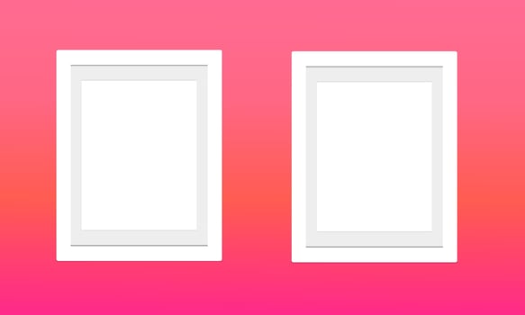 vector illustration mockup frame for fptp, pictures, designs, design products