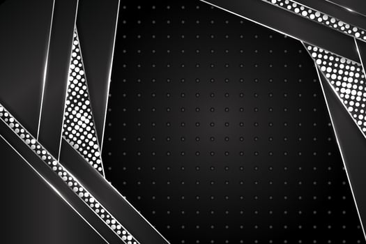 Abstract background rectangle shape with black and white color vector