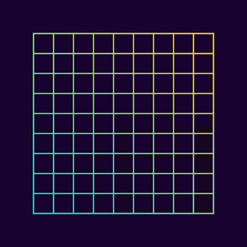 Futuristic Abstract Background of Retro 80s, 90s Style. Retrowave, Synthwave, Vaporwave Background. Geometric Neon Grid Pattern. Glitch Effect. Abstract Modern Design. Isolated Vector Illustration.