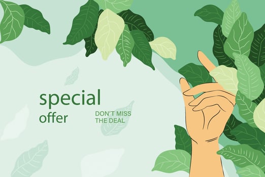 Poster templates colorful elegant classical leaves decor vector