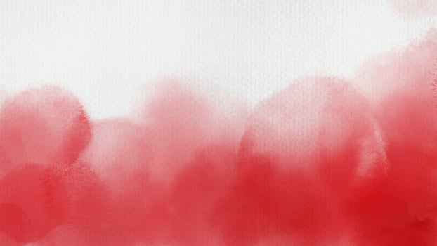 Hand painted red and white color with watercolor texture vector